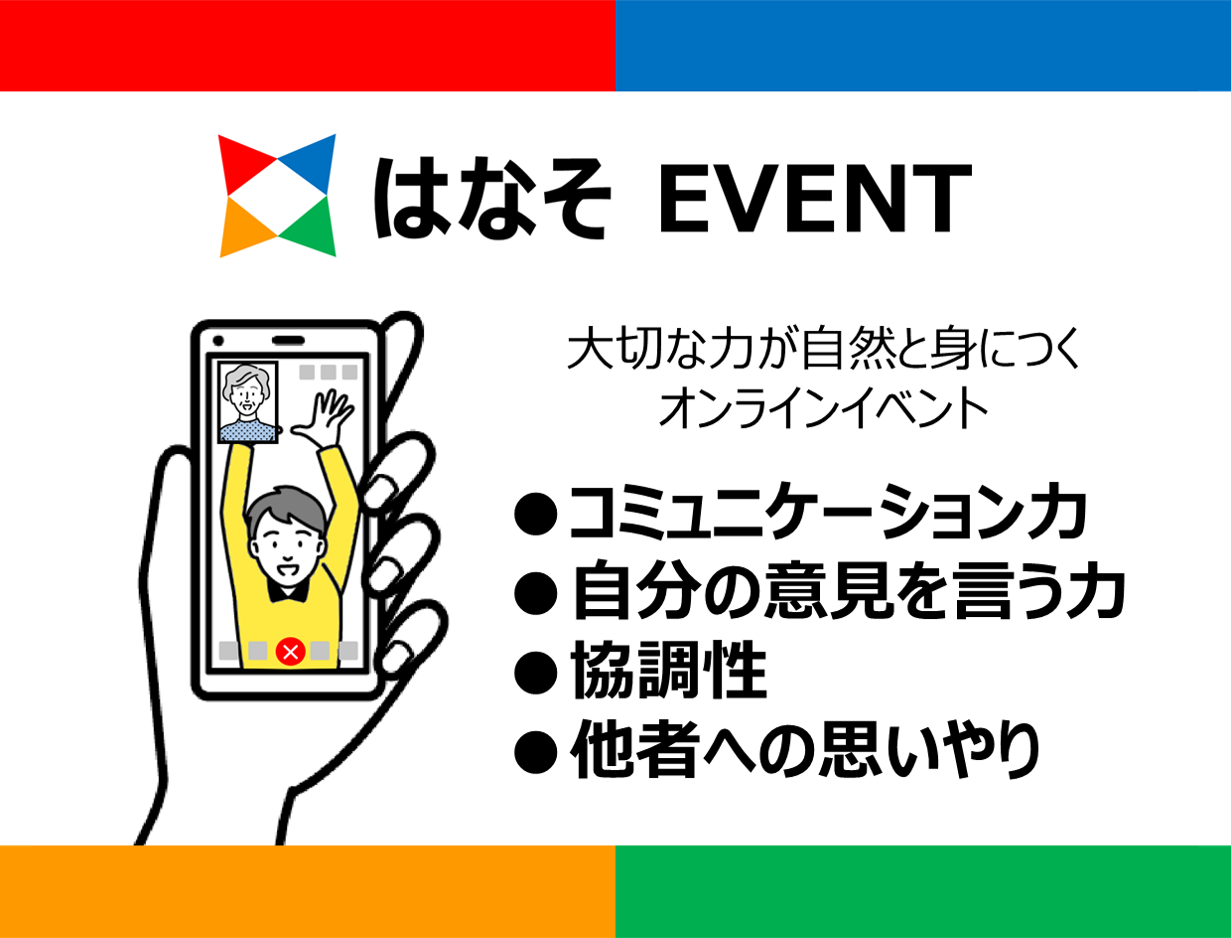 はなそ であそべるオンラインゲーム会 はなそevent 緊急事態宣言中は無料で開放中 はなそ ビデオ通話であそべる 会話型ゲーム